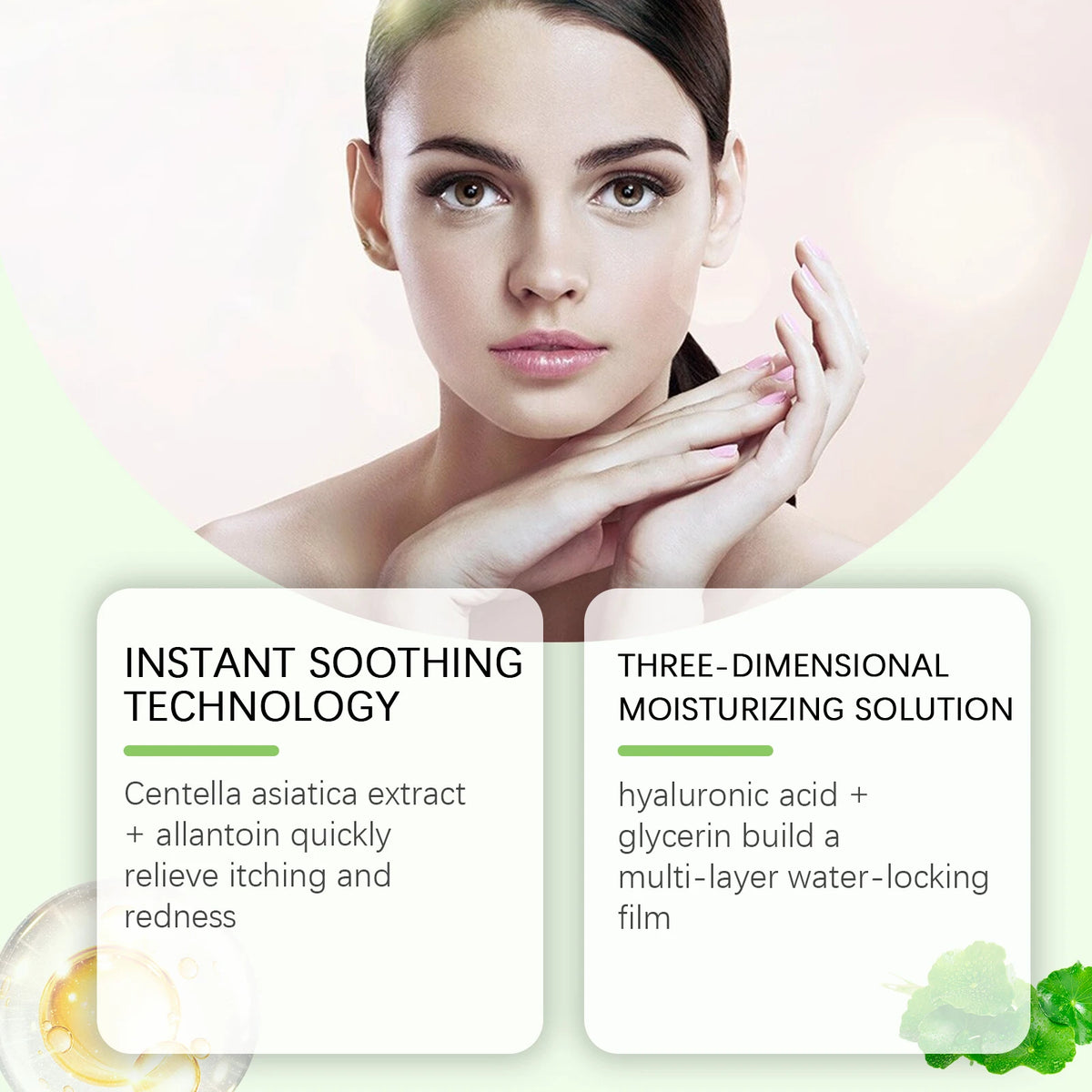 Hoygi Centella Asiatica Skincare Set - 5-Piece Moisturizing Routine