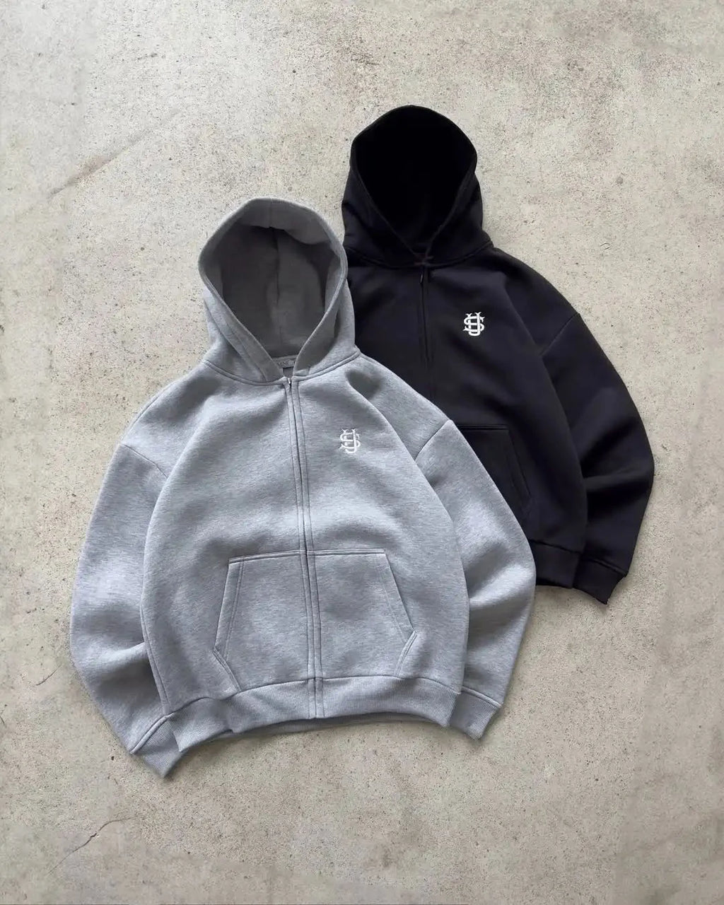 Y2k High Street Zip Embroidery Pattern Men's Hoodies Oversized Loose Sweatshirts Pullover Women Hip Hop Zip Hoodie Vintage Pants