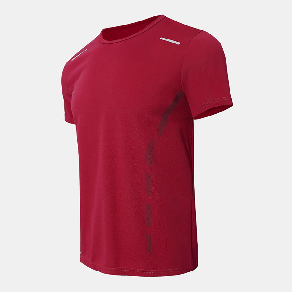 6/4 Pcs Men's Summer Multicolor Quick-drying Sports Short-sleeved Youth Running Fitness Basketball Football Breathable T-shirt