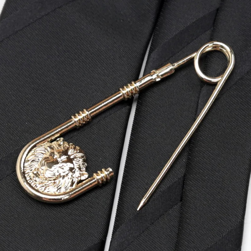 New Retro Style Brooch Pin Fashion Diy Safety Pins Women'S Waist Closing Artifact Men Suit Jacket Decoration Anime Jewelry