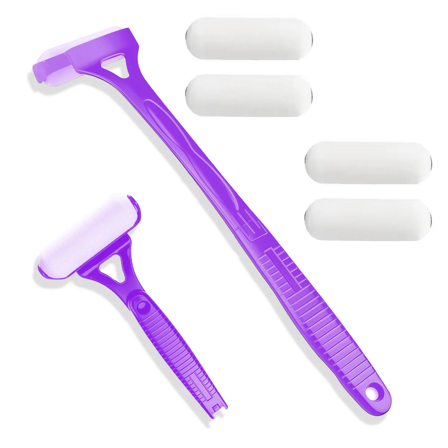 Lotion Applicator Self Sunscreen Tanning Back Applicator Stick Portable Long Handle Foldable With Two Replacement Heads