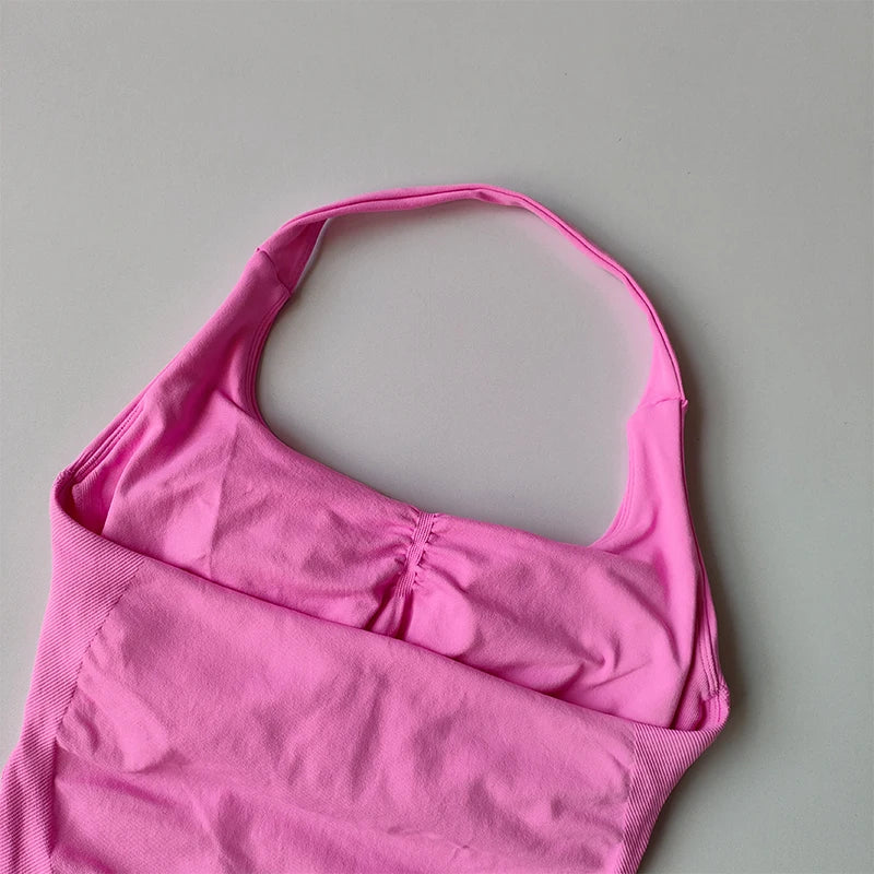 Seamless Cross Back Yoga Sports Bra Summer Shock Proof Gym Workout Fitness Push up Top Yoga Running Active Sportswear Vest Bra