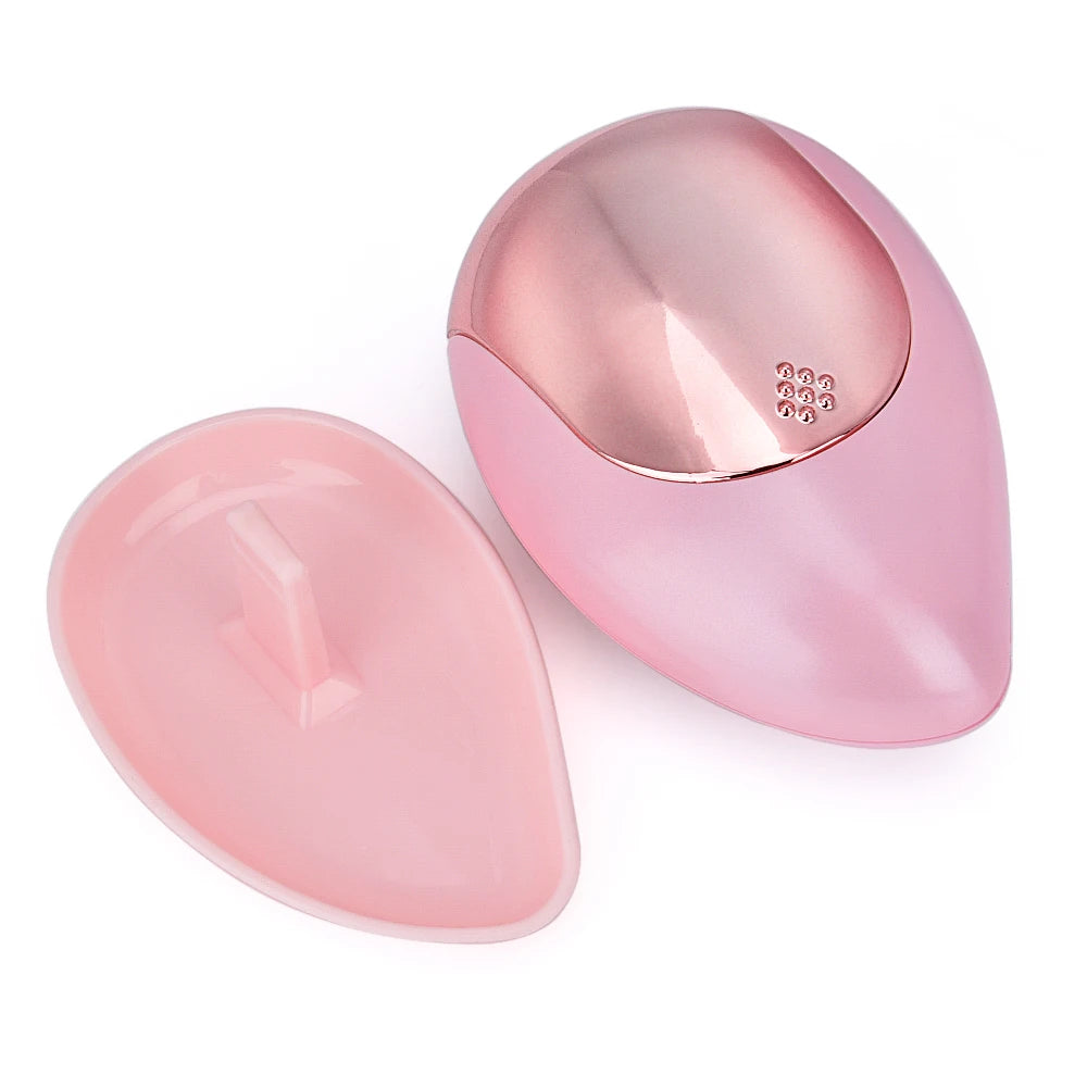 Electric Ion Hair Brush Portable Mini Small Hair Magic Beauty Brush Negative Ion Hair Comb Hair Styling Tool Comb