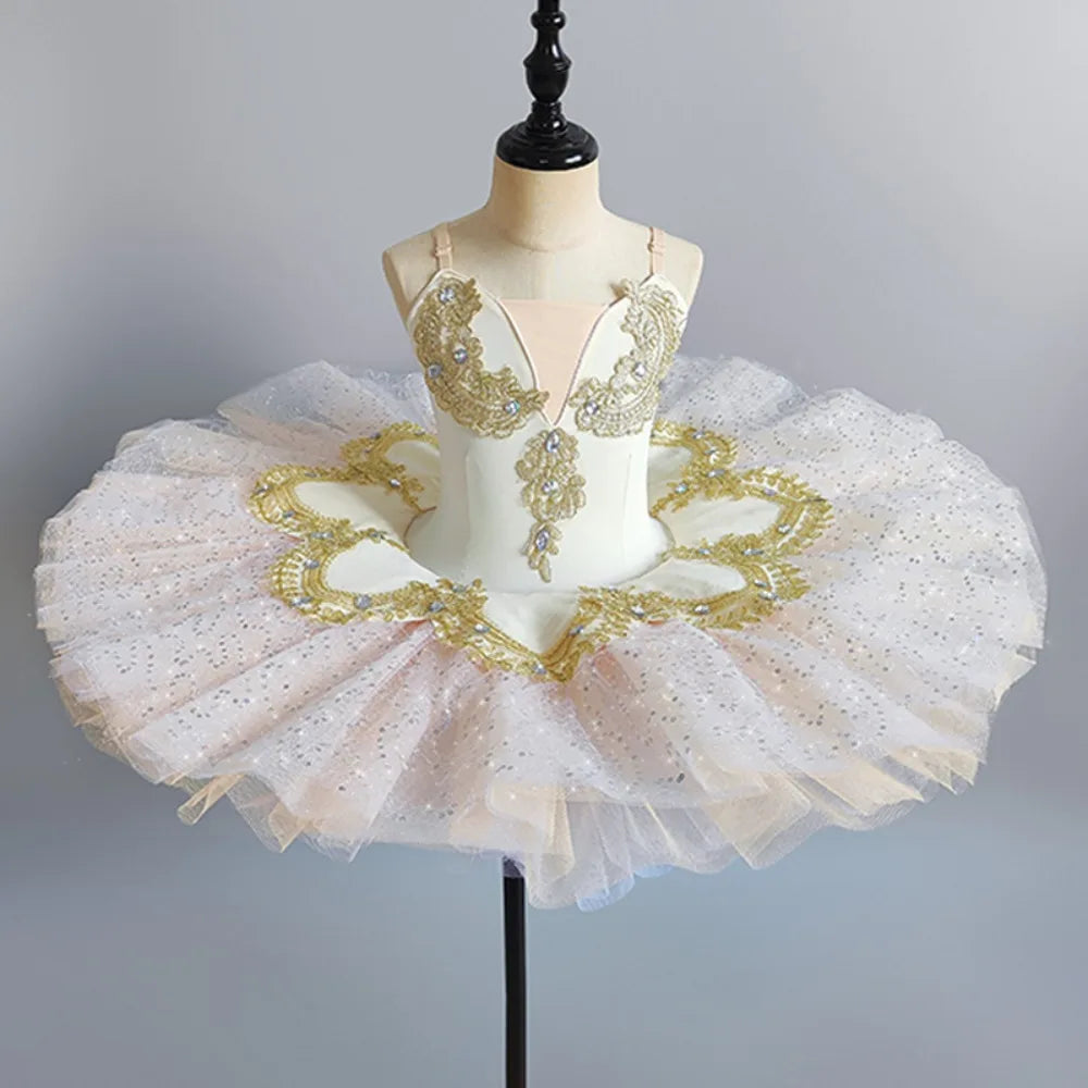 Princess Performance Fairy Tutu Kids Clothes Ballet Leotards for Girls Dress Stage Costumes Dance Wear Summer Children Clothing
