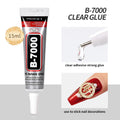 15ML 0.5OZ Strong Nail Glue Gel Professional Fast Drying Glue with Remover for Fake Acrylic Nails & Press on Nails Glue Tools *&