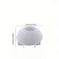 3D Shell Silicone Candle Mold For DIY Aromatherapy Wax Crafts Scented Candles Crafters