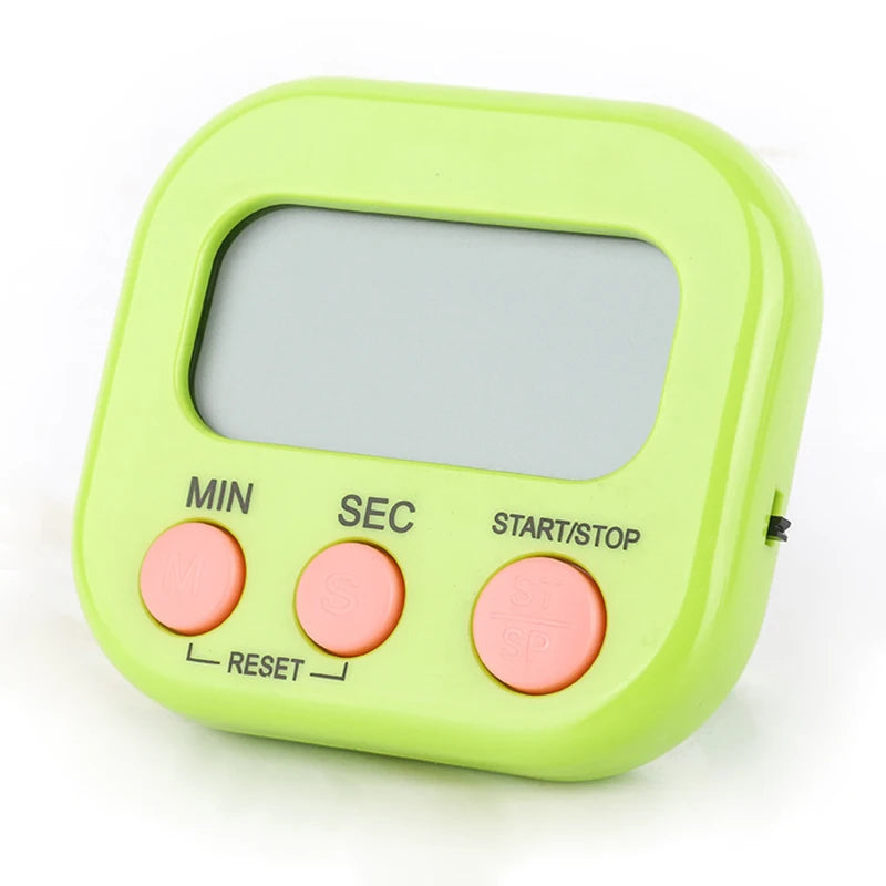 Temporizador de cocina digital para 99 minutos de cuenta regresiva de cocción con herramienta magnética, alarma de cocina fácil de usar, contador con soporte