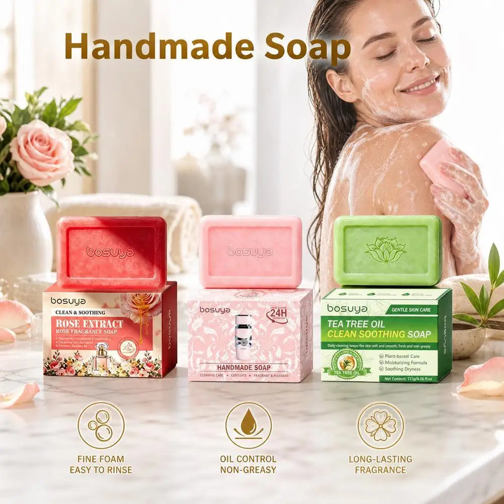 Flower-fragranced Soap Aroma Essential Oil Soap Handmade Soap For Body Cleansing Gift Wedding Party Favors
