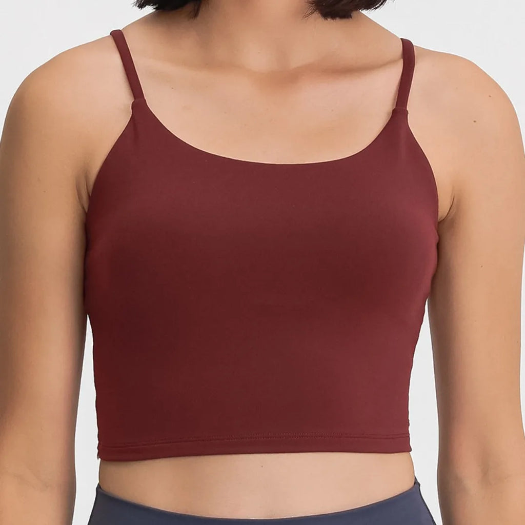 Solid Color Women Sports Bra Comprehensive Training Shockproof Halter Soft Sports Fitness Top Gym Yoga Chest Pad Comprehensive