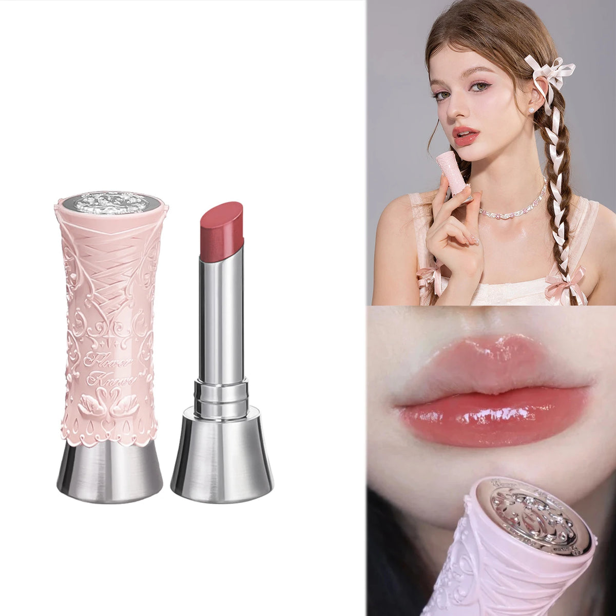 Flower Knows Lip Gloss - Vegan Hydrating Tinted Lip Oil