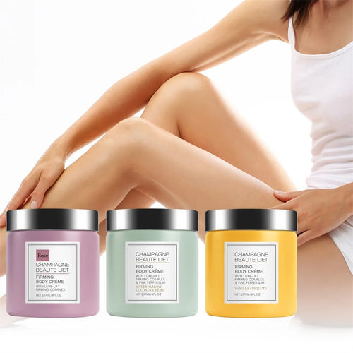 Champagne Firming Body Cream With Pepperslim Anti Wrinkle Hydrating For Men And Women