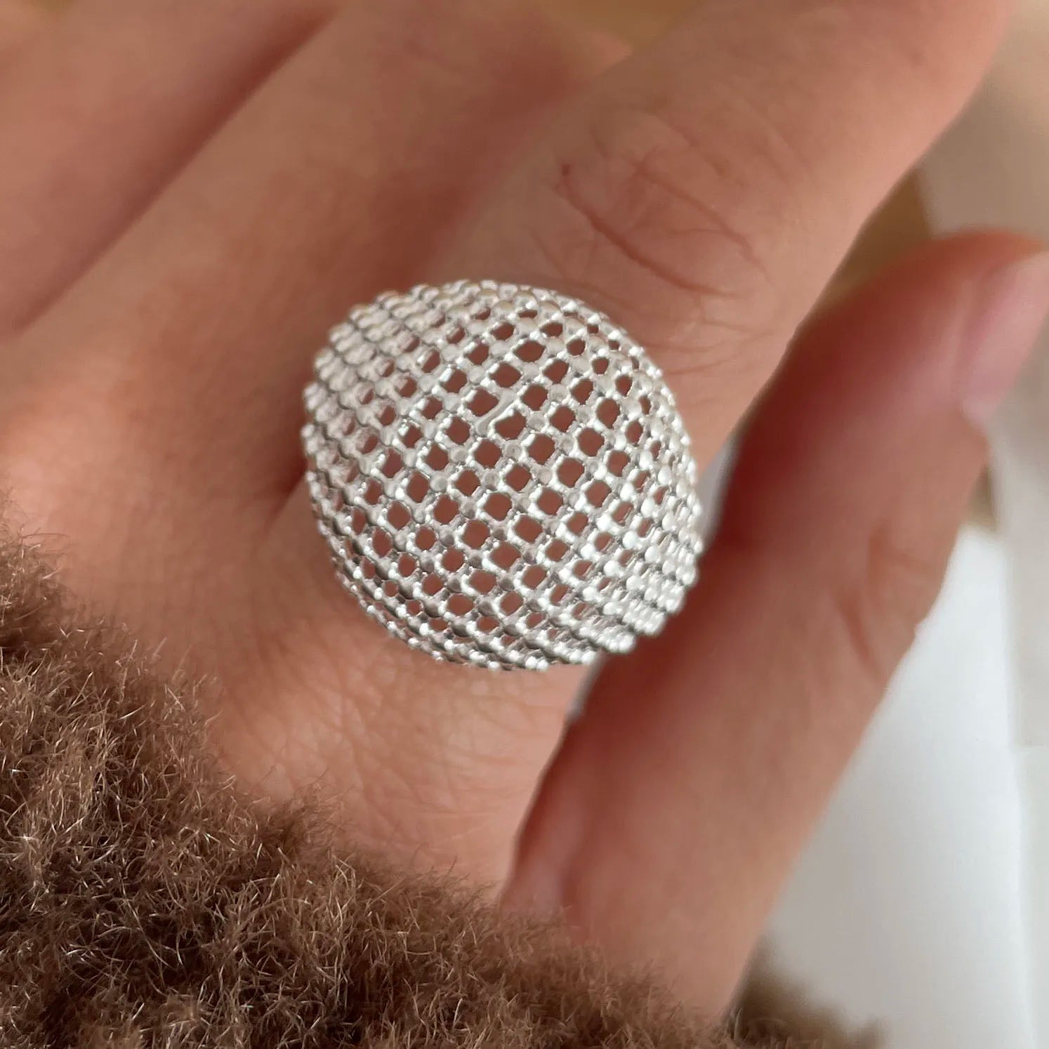 Anillo de plata de ley 925 para mujer, hipoalergénico, minimalista, hecho a mano, para parejas
