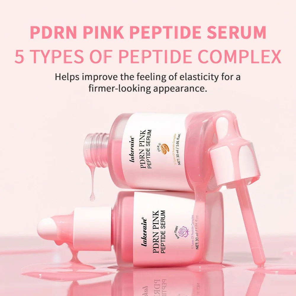 Salmon DNA PDRN Pink Peptide Serum Pink Glow Serum Remove Skin Darkness Hydrating Moisturizing Firming Korean Skincare Gifts