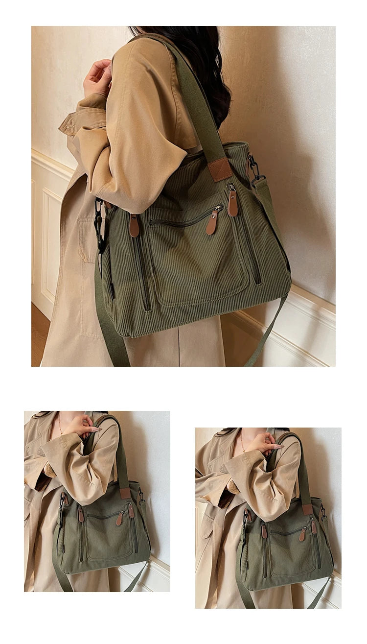 Fashion Casual Women's Shoulder Bag Large Capacity Women's Crossbody Bag High Quality Tote Bag Multi Functional Women's Handbags