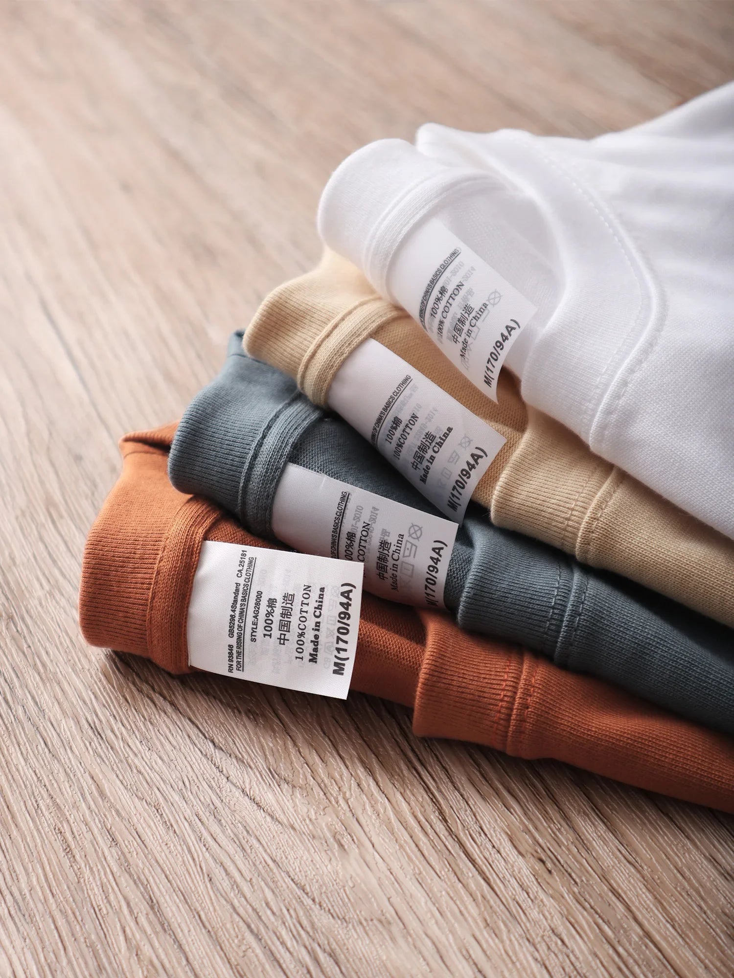 Mens Oversized 9.9oz Cotton Heavyweight Tee Short Sleeve Solid Color Casual For Men