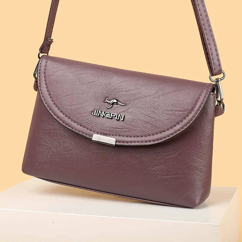 Fashionable High-End Feelings Women's Crossbody Bag Casual Versatile Single Shoulder Bag Large Capacity Mom Bag Shopping Stre...