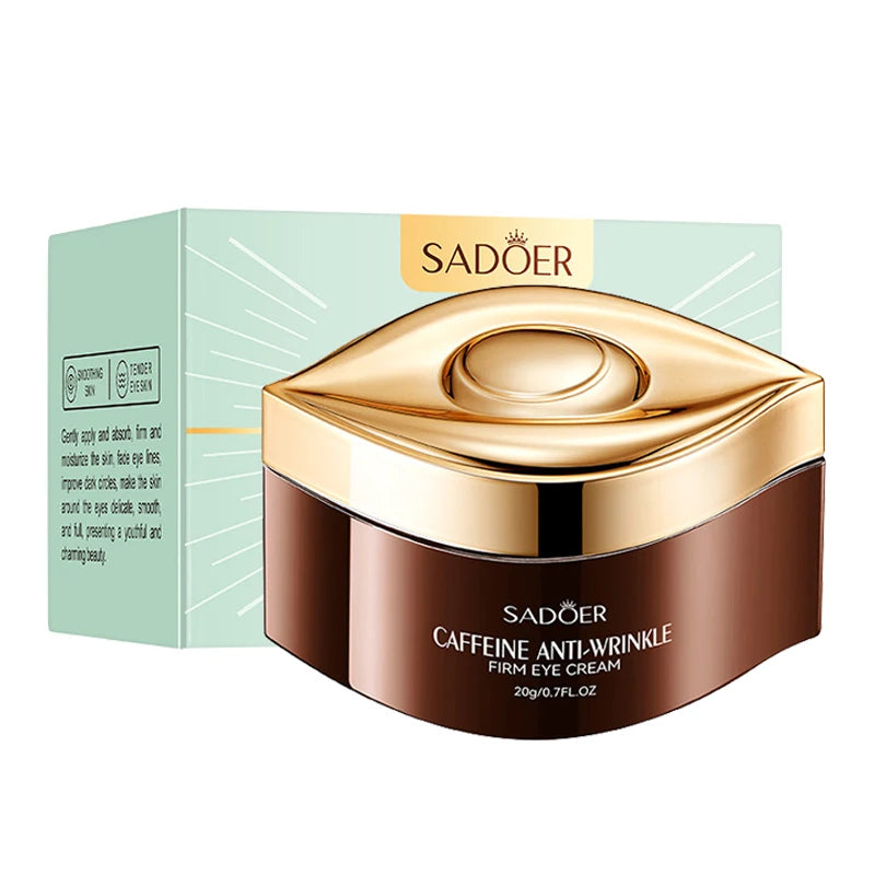 SADOER Caffeine Eye Cream for Dark Circles and Puffiness
