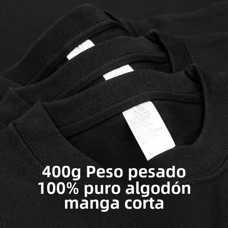 Heavyweight Pure Cotton Short Sleeve T-Shirt Tianqing Color Summer Loose Fit Unisex Basic Sle Comfortable Breathable Casual...