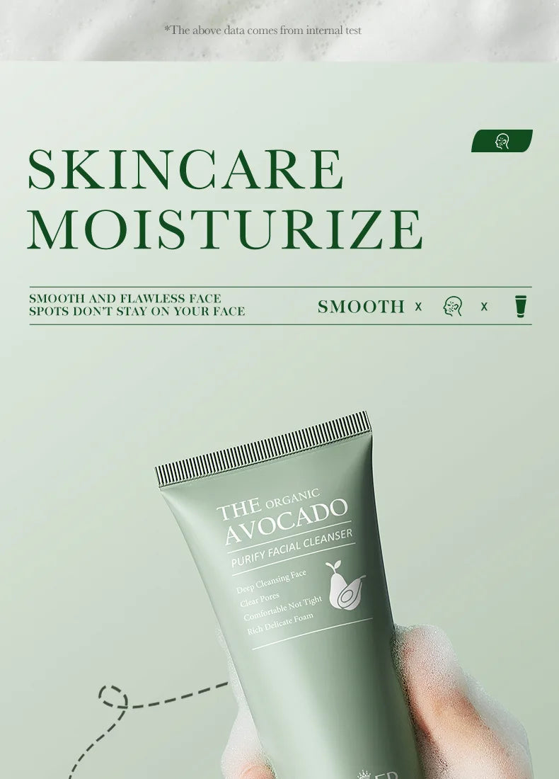 SADOER Avocado Skincare 6-Piece Set - Cleansing, Moisturizing, Care