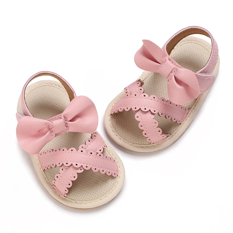 Summer newborn children's shoes, girls' sandals, children's shoes, outdoor casual walking shoes, 0-18 months old