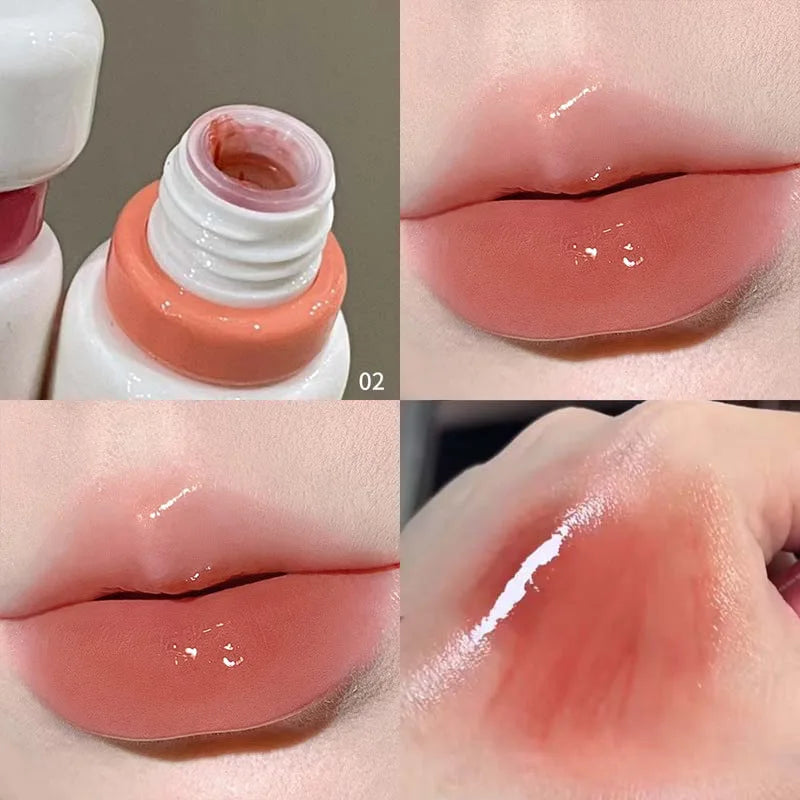 Herorange Glossy Lip Gloss Hydrating Watery Plump Lip Tint
