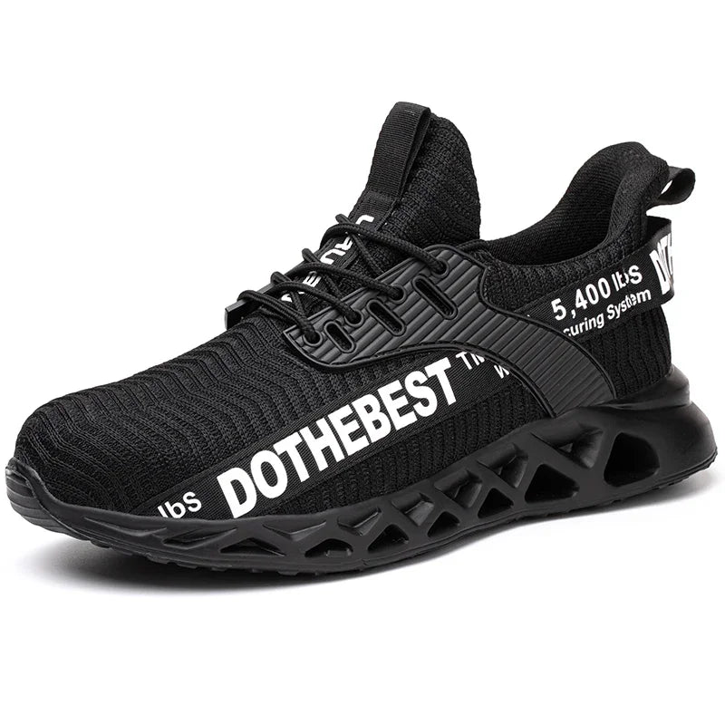 Safety Shoes Men For Work Sneakers Women'S Men Steel Toe Work Shoes Security Protective Shoes Lightweight Anti-Smash Anti-Puncture