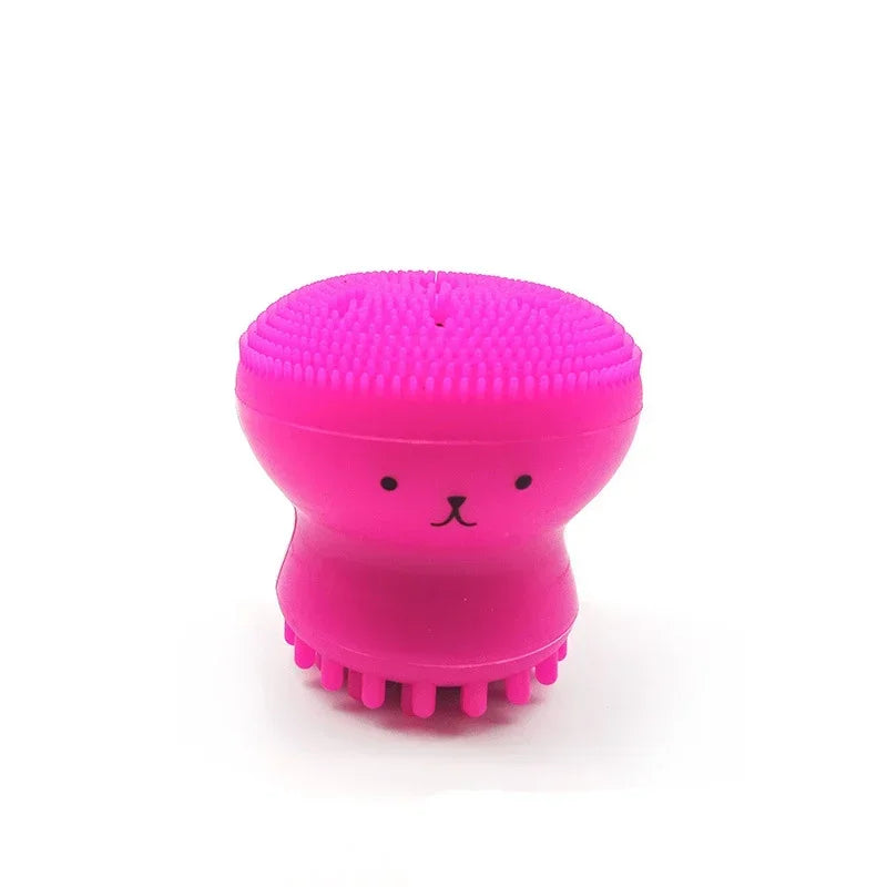 Double-Sided Silicone Facial Cleansing Brush For Acne Prone Skin Blackhead Removal Pore Cleaner Exfoliator