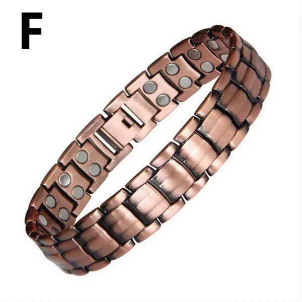 Healing Healthy Copper Magnetic Bracelet for Men Arthritis Pain Relief Bio-Energy Blood Pressure Bracelet Health Bangle Jewelry