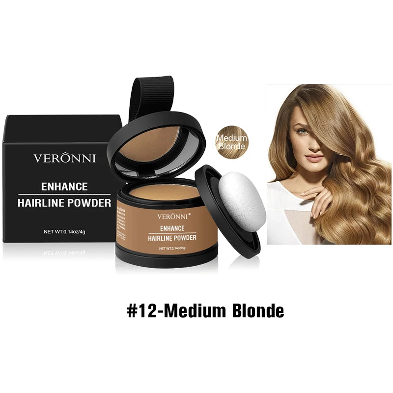 Hairline Shadow Powder,Instantly Conceal Hairline And Hair Root, Waterproof Hairline Powder Filler,Hair Root Cover,Scalp Powder