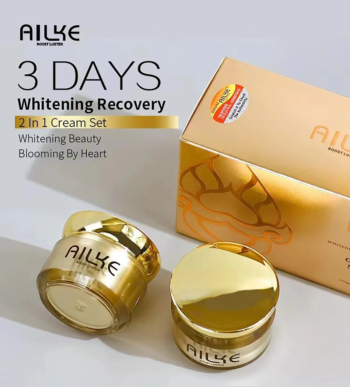 AILKE Whitening Facial Skin Care Set - Glutathione & Niacinamide