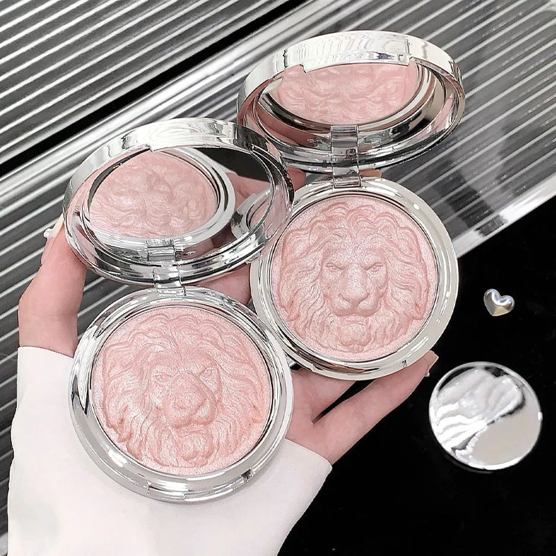 Lion Series High-Gloss Powder, Clear & Glittering, Fine Pearlescent Luster, High-End Texture, Long-Lasting High-Gloss Paste