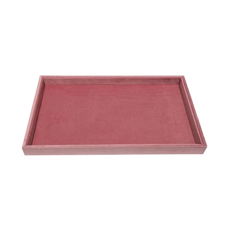 New Velvet Jewelry Tray | Ring Earring Necklace Organizer Case