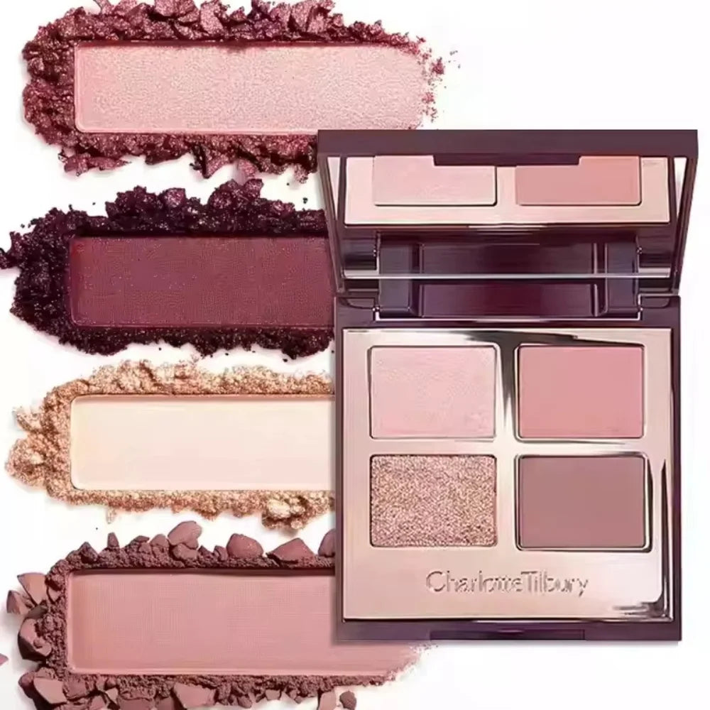 Charlotte Tilbury Super Nudes Easy Eye Palette Luxury Mini 6-shade Nude Eyeshadow Palette Satin-matte Shimmer Metallic Finishes