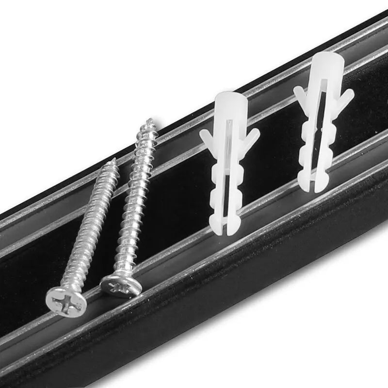 Soporte magnético para cuchillos, montado en la pared de la cocina, herramientas, absorbente, estante simple multifuncional, tira de plástico