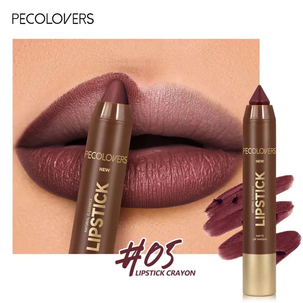 Fine Tip Lip Sexy Brown Red Lipstick Liner Pen Soft Mist Matte Lip Crayon Pencil Lip Contouring Lipliner Outline Tint Cosmetic