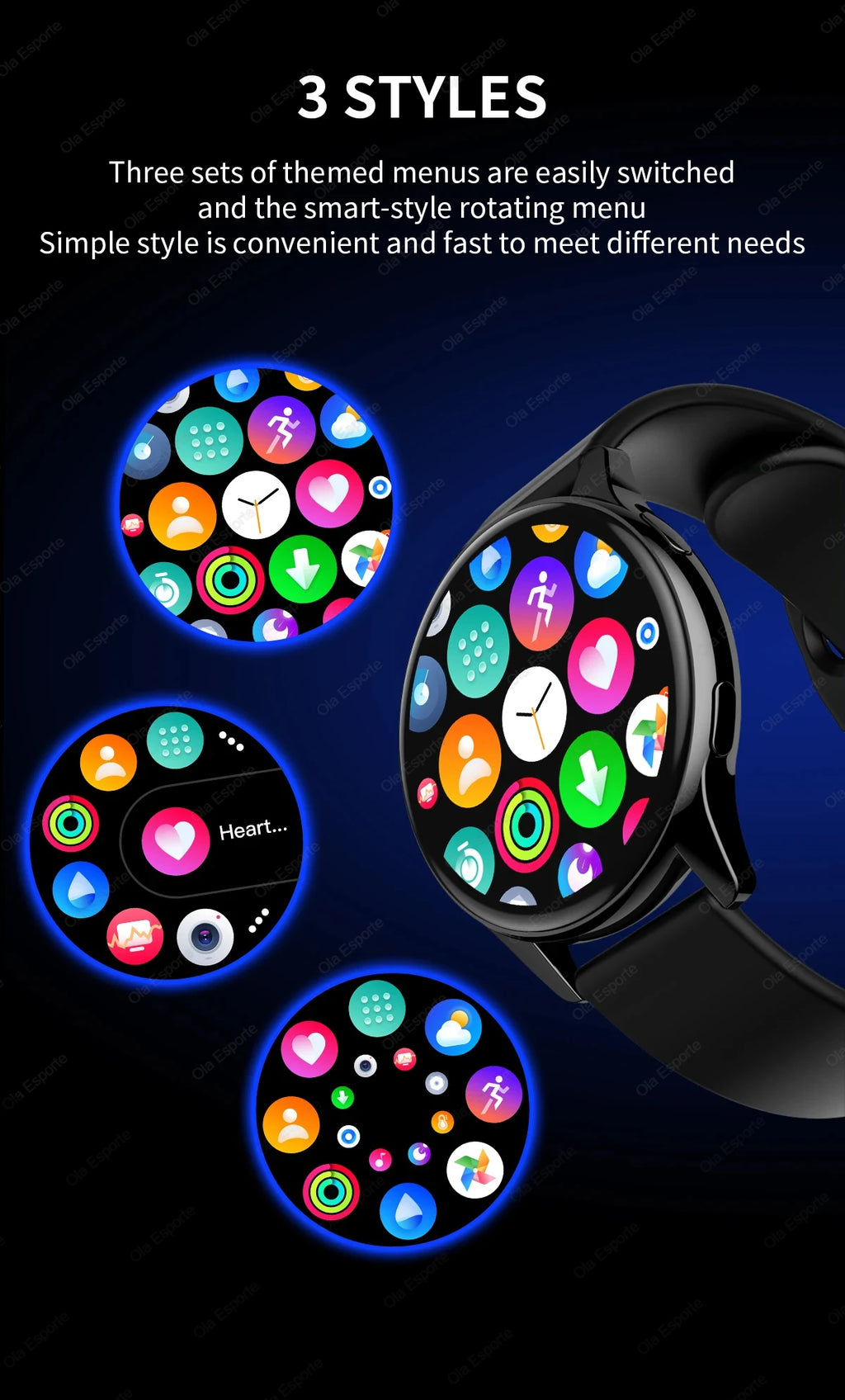 Smartwatch Women Watch 6 Health Monitoring Watch Waterproof Voice Assistant Bluetooth Call Smart Watch 2026 New Sports Watch