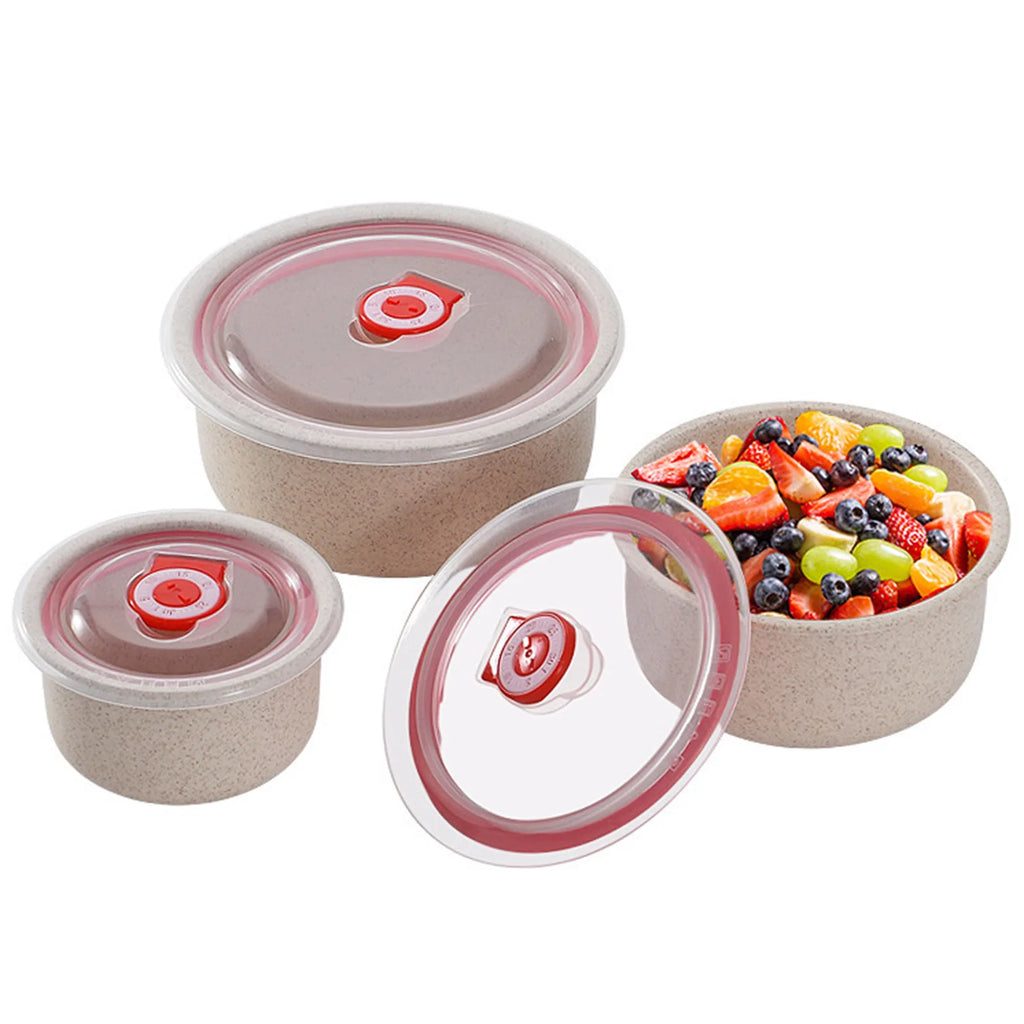 3pcs Food Storage Containers Bento Box Lightweight Food Storage Containers for Kitchen Storage Picnic Meal Prep Take Out