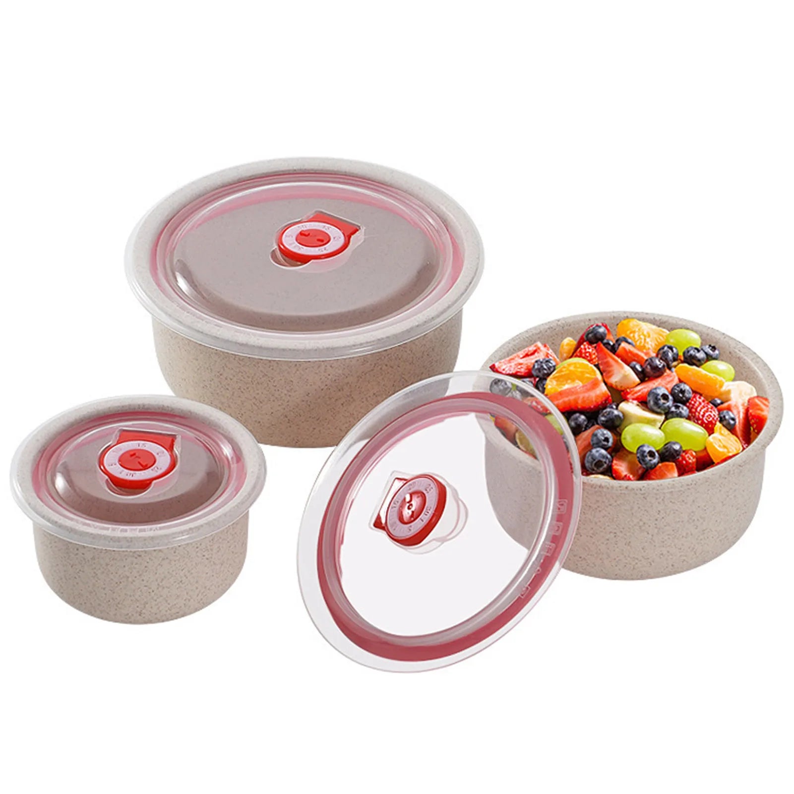 3pcs Food Storage Containers Bento Box Lightweight Food Storage Containers for Kitchen Storage Picnic Meal Prep Take Out
