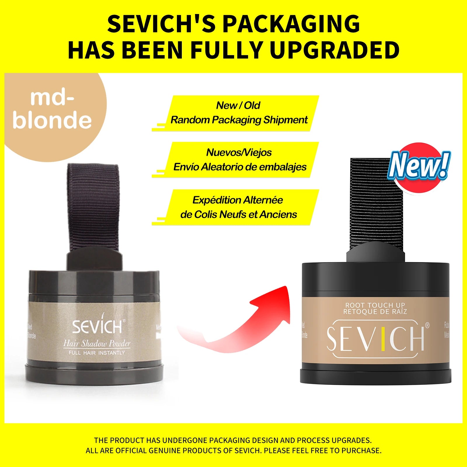 Waterproof Hair Shadow Powder Temporary Hairline Repair Filling Powder Gray Coverage Hair Loss Hairline Powder Makeup Concealer