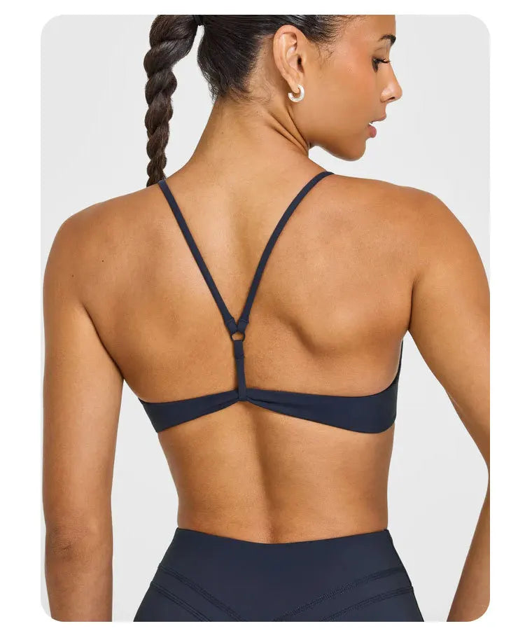 Sexy Fitness Yoga Bras Race Back Sports Bras Nylon Top Women Bra Breathable Underwear for Women Gym Yoga Bras Solid Color