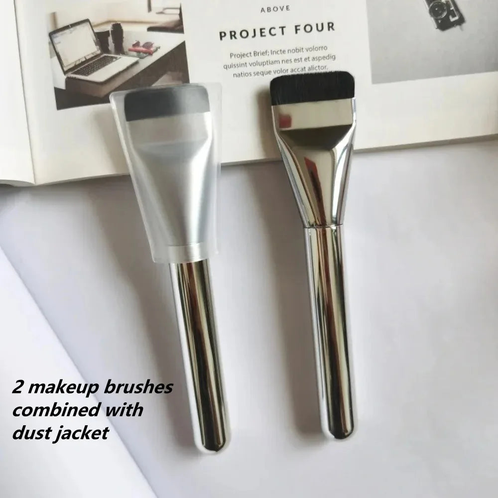 -New Foundation Brush Korean Makeup Brush Ultra-Thin One-Line Mask Brush Primer Concealer Brush
