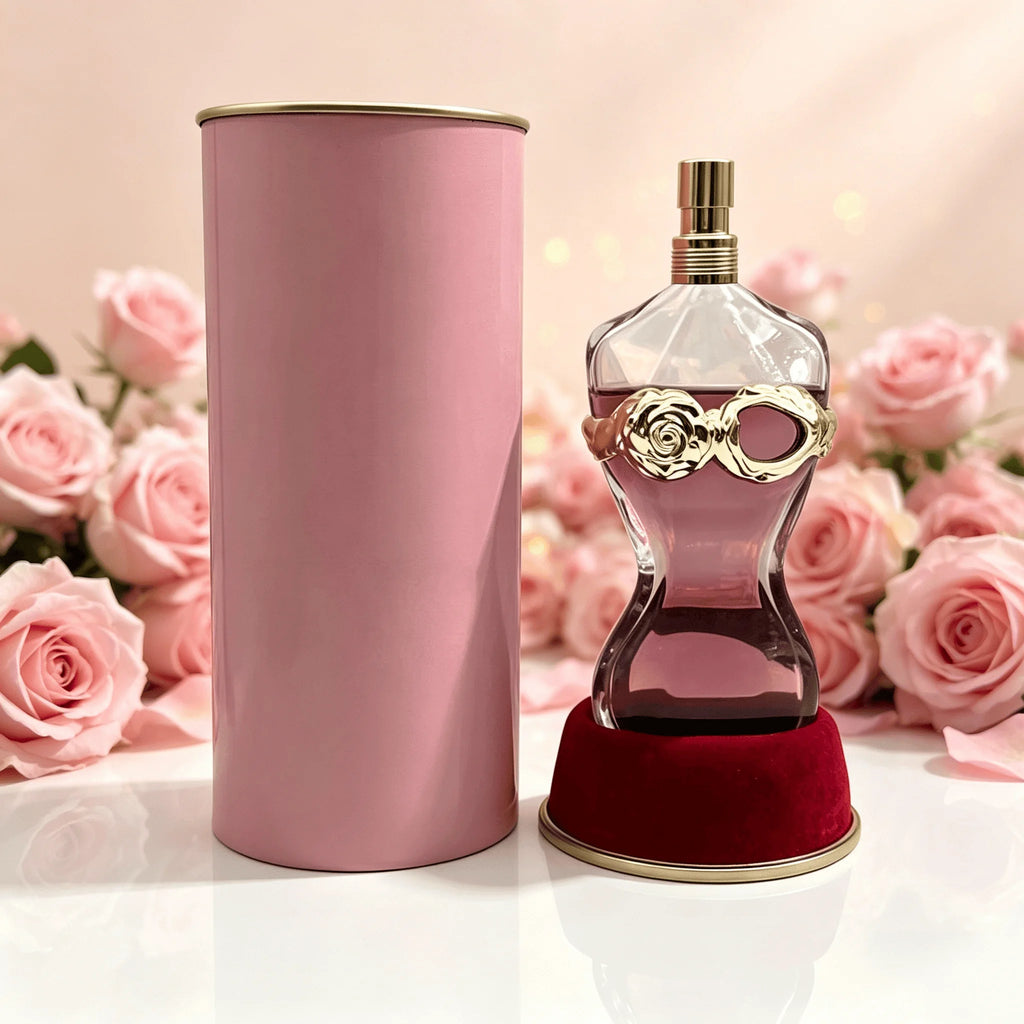 Jesan Pasul Gaulstier La Belle Rose Unisex Eau De Parfum Spray 3.4 oz /100Ml Sweet Floral Scent Long Lasting Luxury Perfume Gift for Him Her