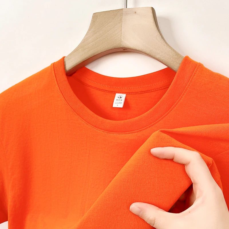 2025 New Men's Korean Casual Cotton Short Sleeved Round Neck T-shirt Summer Fashionable and Comfortable Versatile Top