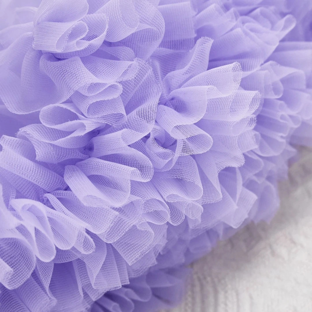 Summer Girls' Ballet TuTu Dress Sleeveless Breathable Kids Dancing Party Dress Soft Princess Wedding Dress Performance Costume