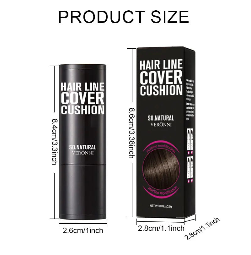 14 Color Temporary Hairline Powder Stick,Waterproof Hairline Filling Powder,Hair Shadow Powder,Hair Shading Sponge Pen
