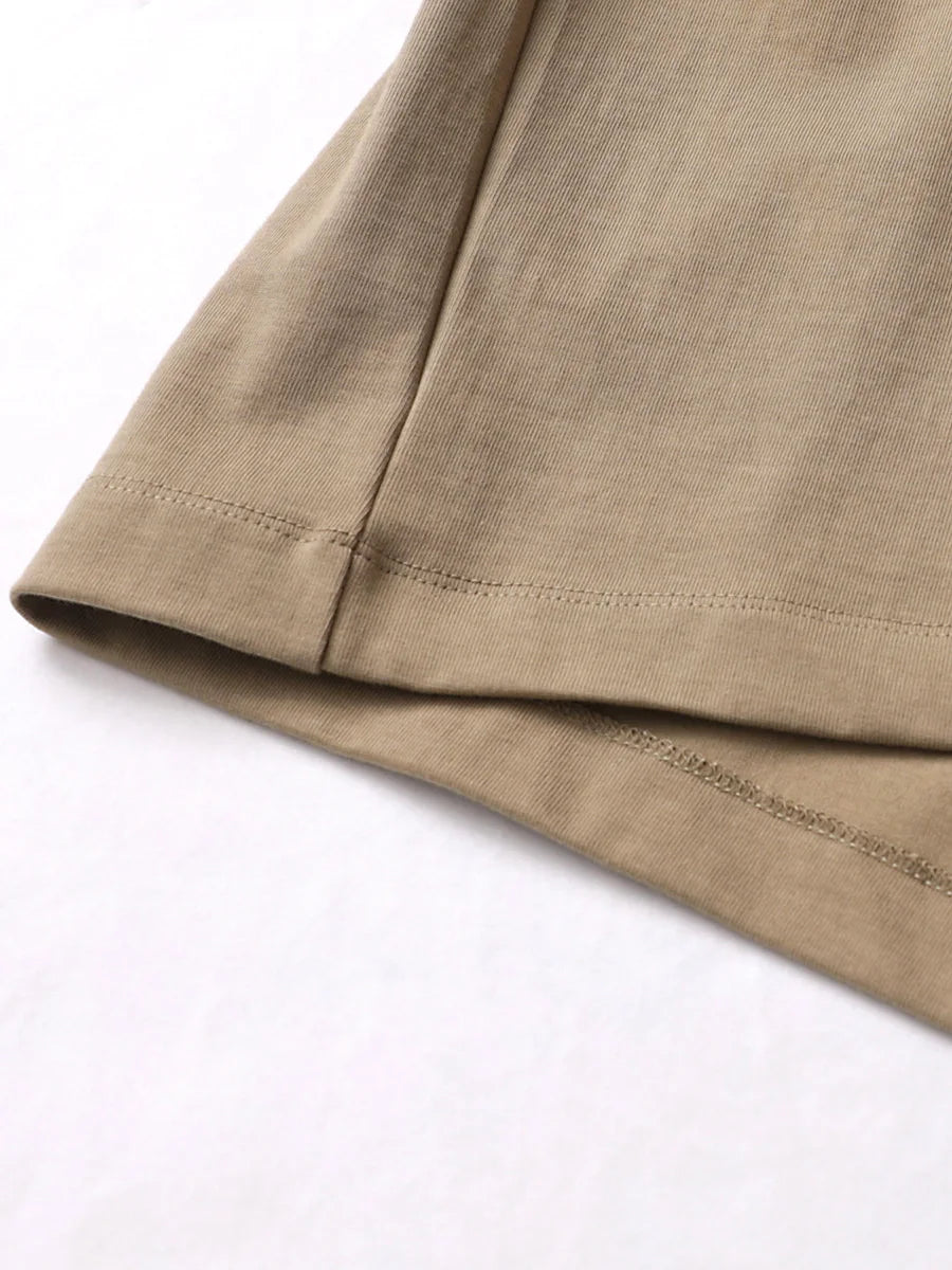 11.29Oz 320Grams Heavy Cotton Weight Oversized Loose Men T-Shirt Solid Color Drop Shoulder Short Sleeve High Quality