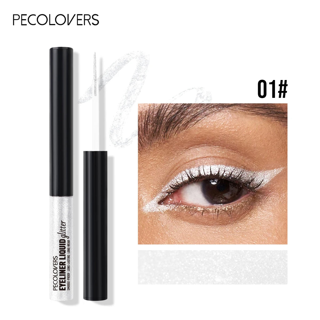 Pearl Diamond Eyeliner Liquid,Sparkling Eye Shadow,Everyday Makeup, Highshine Finish,Waterproof Makeup
