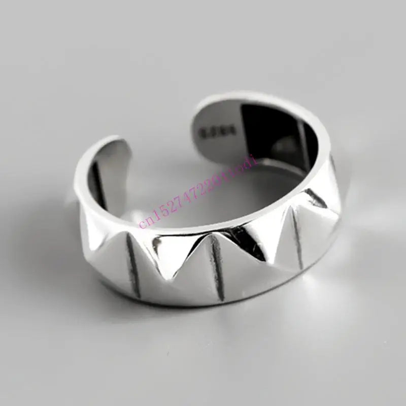 Contemporary Rhombus Zinc Alloy Ring for Women
