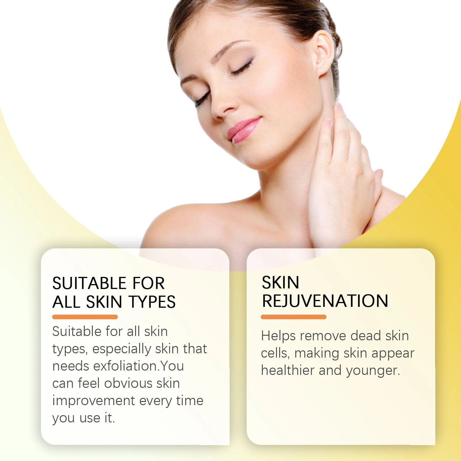 Body Scrub Cream for Bath Shower Deep Cleaning Whitening Exfoliation Chicken Skin Removal Melanin Repair Brighten Peeling Lotion
