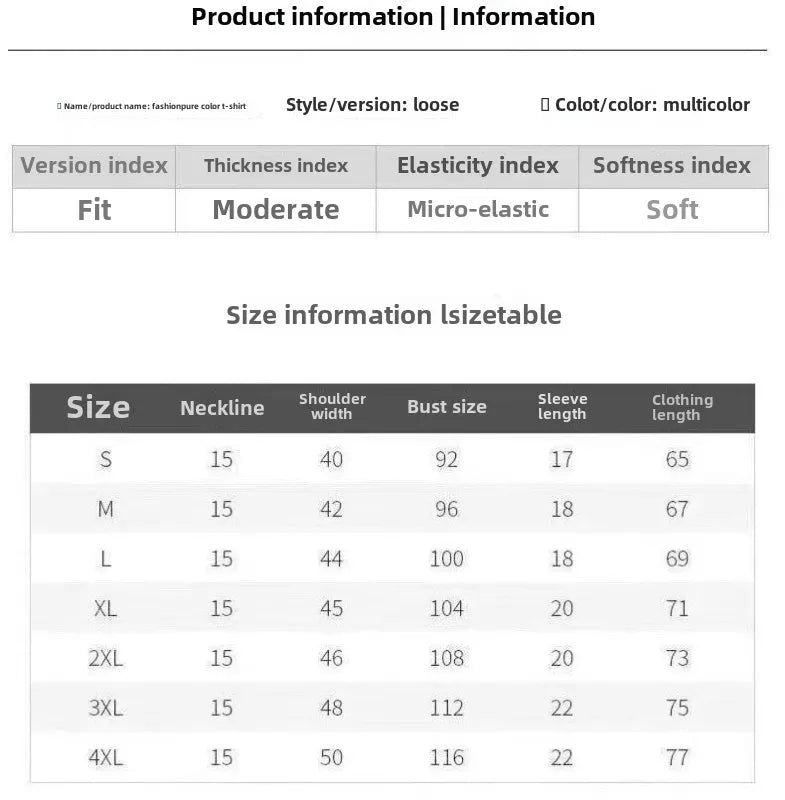 Men's and Women's T-shirts 300G Heavy Gray-purple Round Neck Short-sleeved T-shirts Women's Basic Pure Cotton Simple